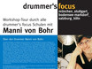 ﻿Das Plakat der Workshop-Tour mit Manni von Bohr im Juni 2006 durch alle df-Standorte.