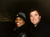 ﻿Ricky Lawson mit Cloy Petersen nach ihrem Treffen im Dezember 1996 zur späten Stunde bei einer Kneipentour durch München-Schwabing :o)