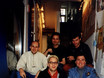 ﻿Am 5. April 1998 im df.M: oben die df-Lehrer-Kollegen Micha, Alex, Wolfgang, unten Stöcki & Cloy auf der df-Treppe.