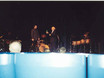 ﻿Cloy links, Wilfried Hiller rechts auf der Bühne im Gasteig München.