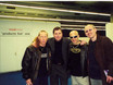 ﻿v.l.n.r.: Mike, Cloy, Kenny, Andy auf der Messe Frankfurt 2001 in einer ganz lustigen Begegnung !