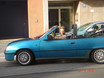 ﻿df-Referendar Peter Köhler am 6.9.06 in seinem kultigen Ford-Escort Cabrio nach getaner Arbeit vor dem df-München :)