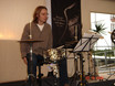 ﻿Michael Schwabe bei seiner Abschlussprüfung in der Schlagzeugschule Drumlab am 29. Oktober 2006 in Freudenstadt.