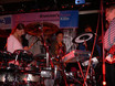 ﻿27. Oktober 2008: Carola Grey Workshop für drummer's focus in Köln.
Carola Grey mit Zuschauern am Set
