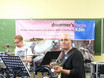 ﻿4.Mai 2009: Drum & Bass Masterclass mit df-Lehrer Alex Holzwarth und seinem Bruder Oliver in Köln:
df.K-Schüler Lars Zehner mit Oliver Holzwarth