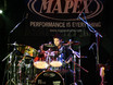 ﻿6. November 2009: Mapex Deutschland-Contest 'Drummer of Tomorrow' bei Musik-Produktiv in Ibbenbühren: df-Schüler Manuel bei seiner Performance.